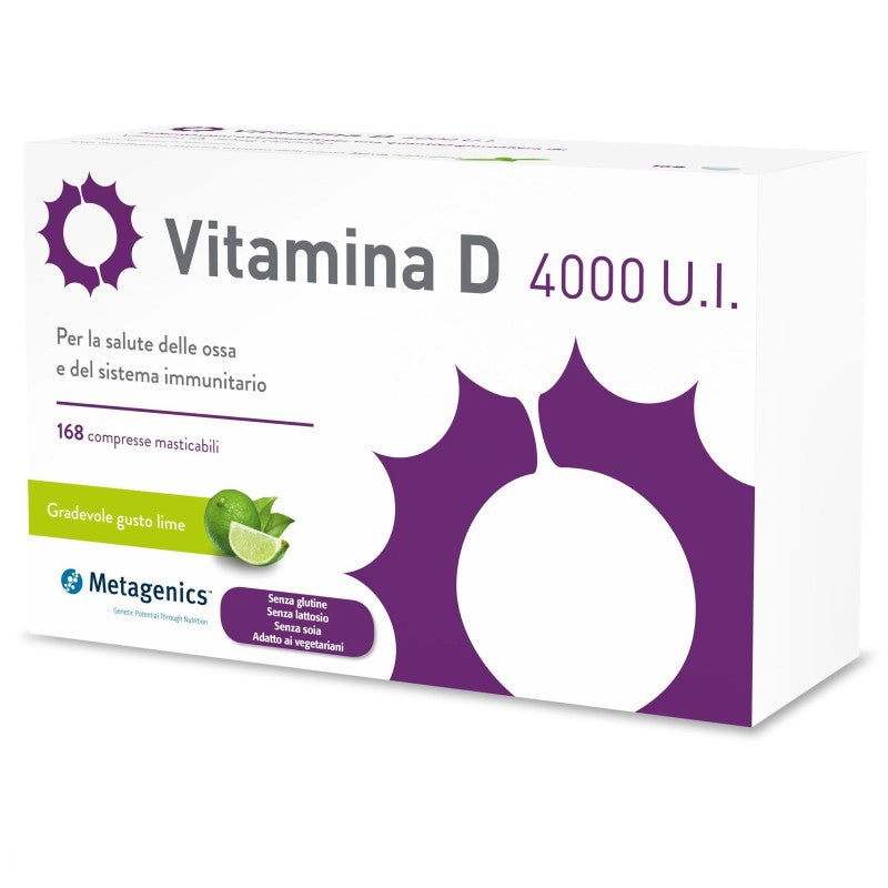 Metagenics VItamina D 4000 UI 168 Compresse Masticabili