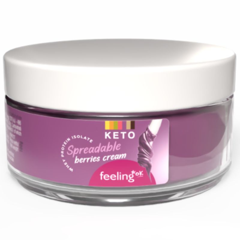 Feeling ok Crema Spalmabile +Protein Ai Frutti Di Bosco 250 Grammi