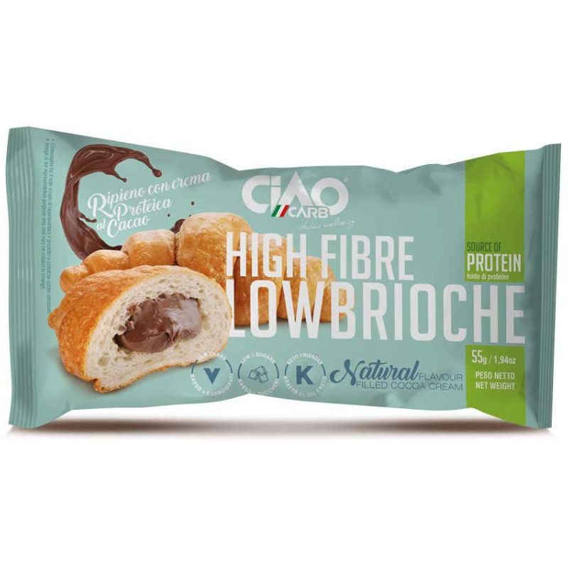 Ciaocarb Low Brioche Crema Al Cacao 55 Grammi