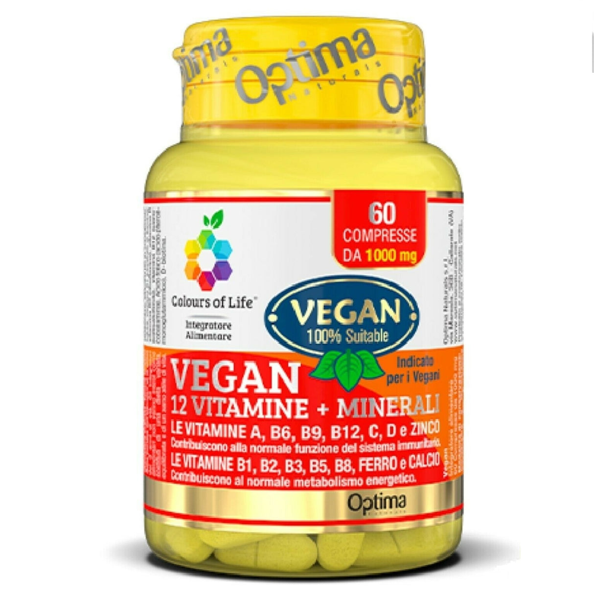 OPTIMA VEGAN 60 COMPRESSE
