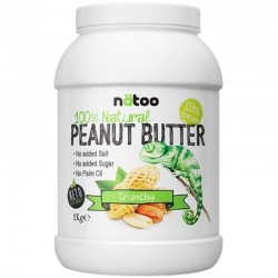 Natoo 100% peanut butter crunchy 2 kg