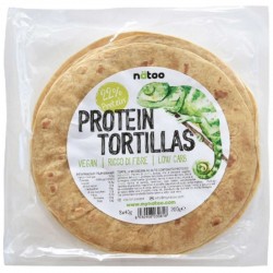 Natoo protein tortillas 8 pezzi da 40 grammi Piadine Pizza e Prodotti Da Forno