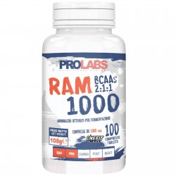 PROLABS RAM 1000 Da 100 COMPRESSE Aminoacidi Ramificati Palestra