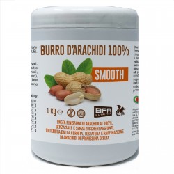 BPR NUTRITION BURRO D'ARACHIDI 100% SMOOTH 1 KG Burro di Arachidi