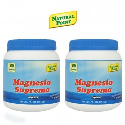 NATURAL POINT MAGNESIO SUPREMO 2 CONFEZIONI DA 300 GRAMMI Integratori Magnesio