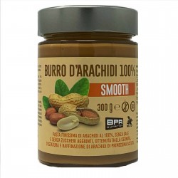 BPR NUTRITION BURRO D'ARACHIDI 100% SMOOTH 300 GRAMMI Burro di Arachidi