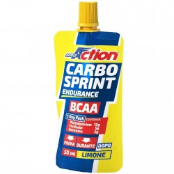 PROACTION CARBO SPRINT BCAA 1 PEZZO DA 50 ML GUSTO LIMONE Carbogel