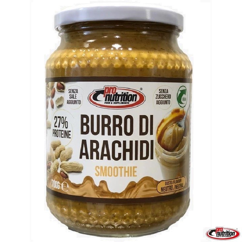 PRONUTRITION FOOD4SPORT BURRO D'ARACHIDI 700 GRAMMI GUSTO NATURAL Burro di Arachidi