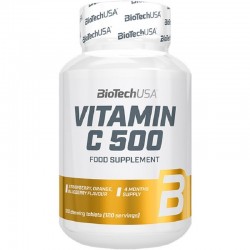 BIOTECH USA VITAMIN C 500 - 120 COMPRESSE MASTICABILI Integratore Vitamina C