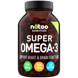 NATOO ESSENTIALS SUPER OMEGA 3 - 180 SOFTGELS Integratori Omega 3