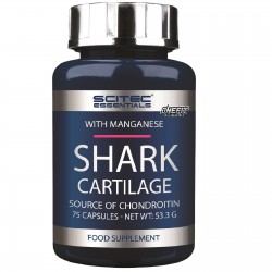 Scitec Nutrition Shark Cartilage 75 cps Cartilagine di Squalo Condroitina Glucosamina integratori per Cartilagine