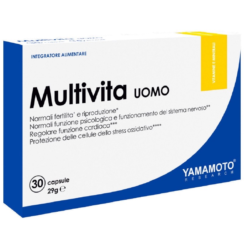 YAMAMOTO RESEARCH MULTIVITA UOMO 30 CAPSULE Integratore Multivitaminico