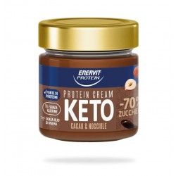 Enervit Protein Cream Keto 180 Grammi Gusto Cacao Nocciola Crema Spalmabile Proteica