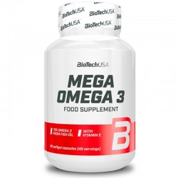 Biotech Usa Mega Omega 3 da 90 Perle Integratori Vitaminici