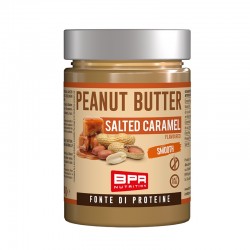 Bpr Nutrition Peanut Butter Salted Caramel Smooth 300 Grammi Burro di Arachidi