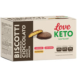 Love Keto Biscotti Ricoperti Di Cioccolato Gusto Arancia 3 Confezioni Da 40 Grammi