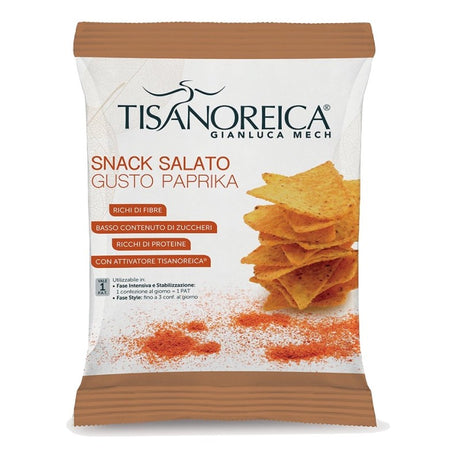 Tisanoreica snack salato chips gusto paprika da 25 grammi