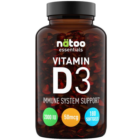 NATOO ESSENTIAL VITAMIN D3-180 SOFTGEL