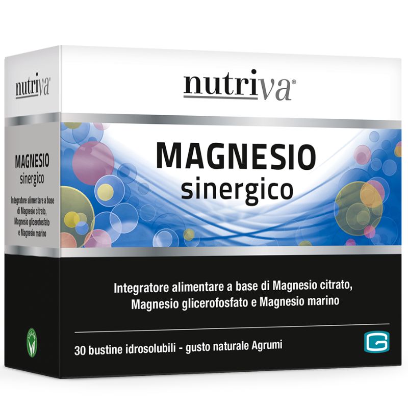 Nutriva Magnesio Sinergico 30 Bustine Idrosolubili