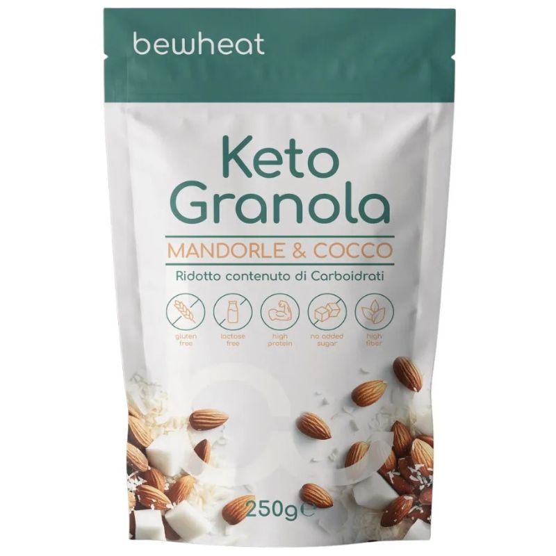Bewheat Keto Granola Mandorle e Cocco 250 Grammi