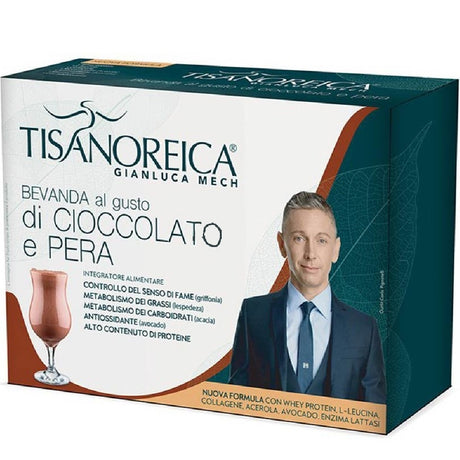 TISANOREICA BEVANDA AL GUSTO DI CIOCCOLATO E PERA 4 BUSTE DA 29 GRAMMI