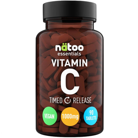 NATOO ESSENTIALS VITAMIN C TIMED RELEASE-90 COMPRESSE