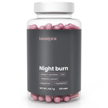 BeastPink Night Burn 120 Capsule