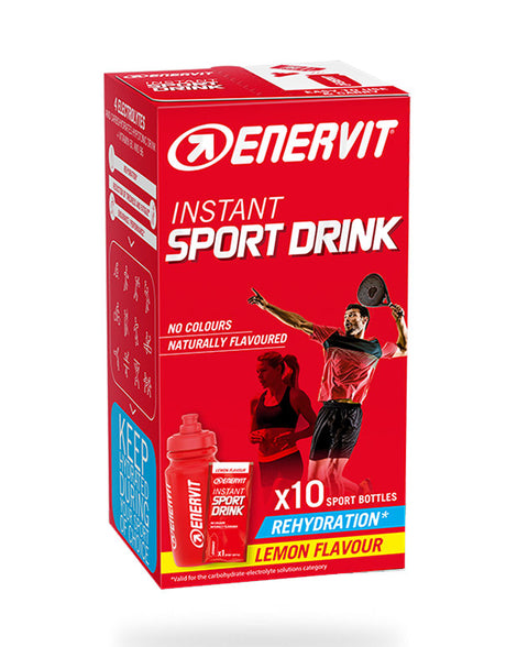 Enervit Instant Sport Drink 10 Bustine Da 16 Grammi Gusto Limone