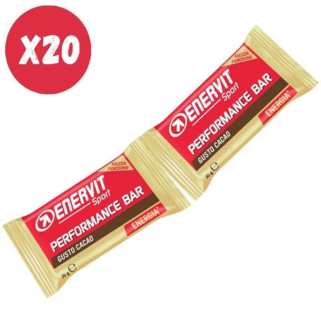 ENERVIT SPORT PERFORMANCE BAR DOUBLE BOX DA 20 BARRETTE DA 30 GRAMMI