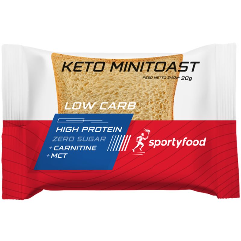 Sportyfood Keto Mini Toast 1 Confezione Da 20 Grammi