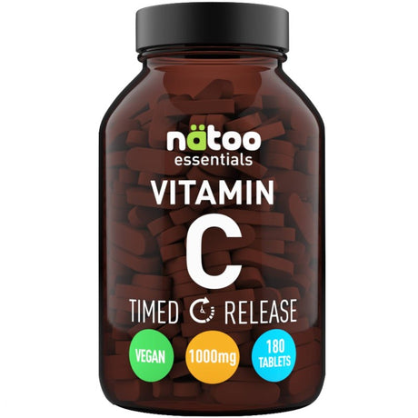 NATOO ESSENTIALS VITAMIN C TIMED RELEASE-180 COMPRESSE