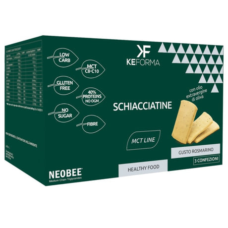 KEFORMA MCT SCHIACCIATINE 3 CONFEZIONI DA 30 GRAMMI