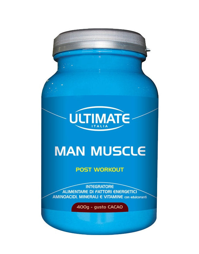 Ultimate Italia Man Muscle Post Workout 400 Grammi Gusto Cacao