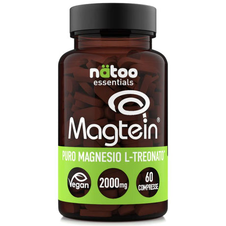 Natoo Essential Magtein Puro Magnesio L-Treonato 2000 Mg  60 Compresse