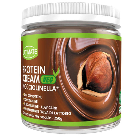 Ultimate Italia Protein Cream Vegan 250 Grammi Gusto Nocciolinella