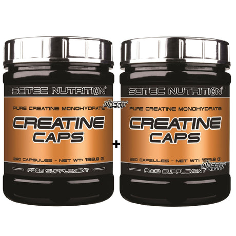 2x Scitec Nutrition Creatine 250 Caps Creatina Monoidrato in Capsule