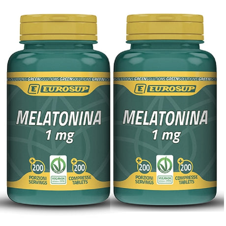 2 X EUROSUP MELATONINA 1MG 200 COMPRESSE