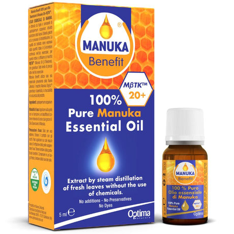 Optima 100% Pure Essential Oil Of Manuka 5ml