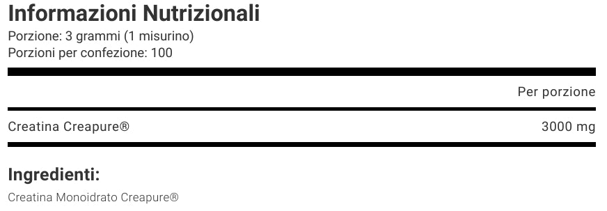 ETHICSPORT CREATINA MICRONIZZATA 300 GRAMMI