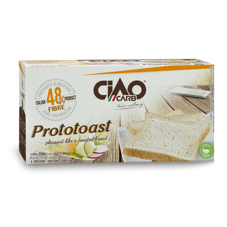 Ciaocarb Stage 2 Prototoast Naturale 4 Confezioni Da 50 Grammi