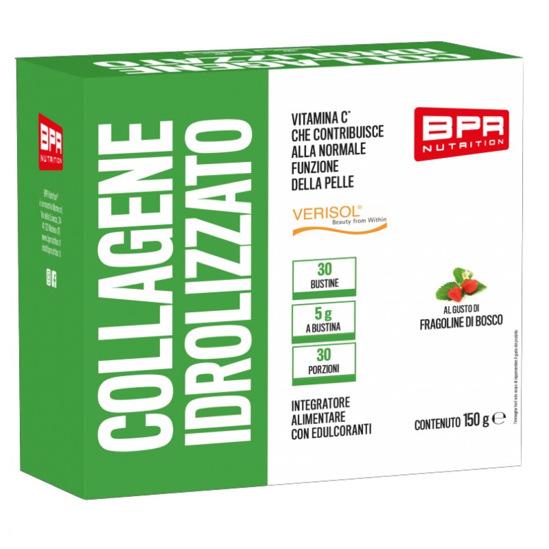 Bpr Nutrition Collagene Idrolizzato 30 Bustine Gusto Fragoline Di Bosco