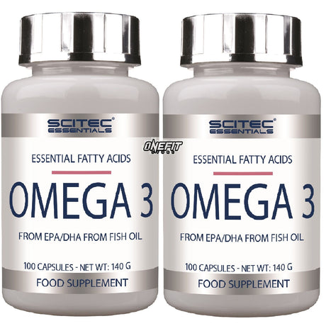 SCITEC NUTRITION OMEGA 3 2 CONFEZIONI DA 100 CAPSULE