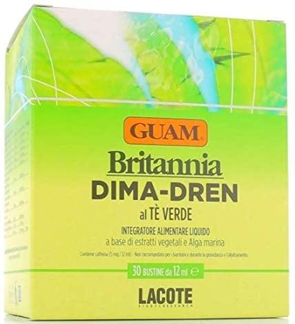 GUAM BRITANNIA DIMA-DREN AL TÈ VERDE 30 BUSTINE DA 12 ML