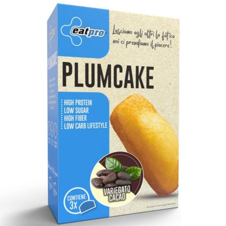 EAT PRO PLUMCAKE VARIEGATO CACAO 3 PLUMCAKE DA 45 GRAMMI