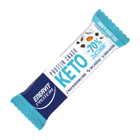 ENERVIT PROTEIN SNACK KETO 1 BARRETTA DA 35 GRAMMI GUSTO COCO CHOCO ALMOND