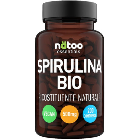 NATOO ESSENTIALS SPIRULINA BIO 500 DA 200 COMPRESSE