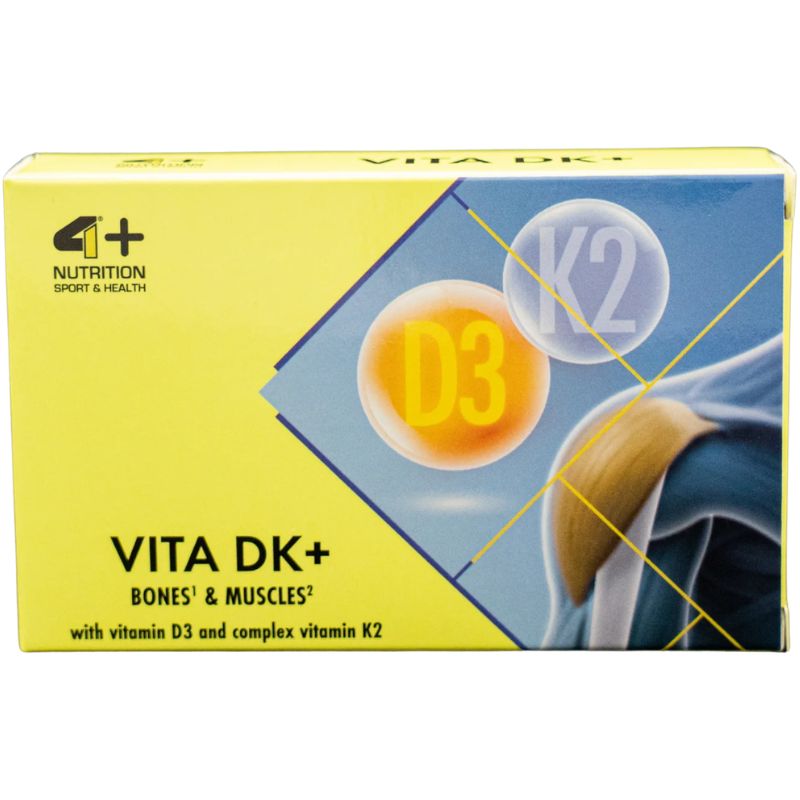 4+ Nutrition Vita D3 K2+ 30 Compresse