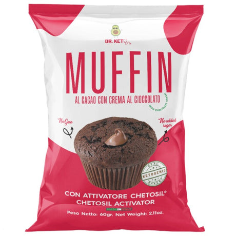 Dr.Keto Muffin Ripieno Al Cioccolato 60 Grammi