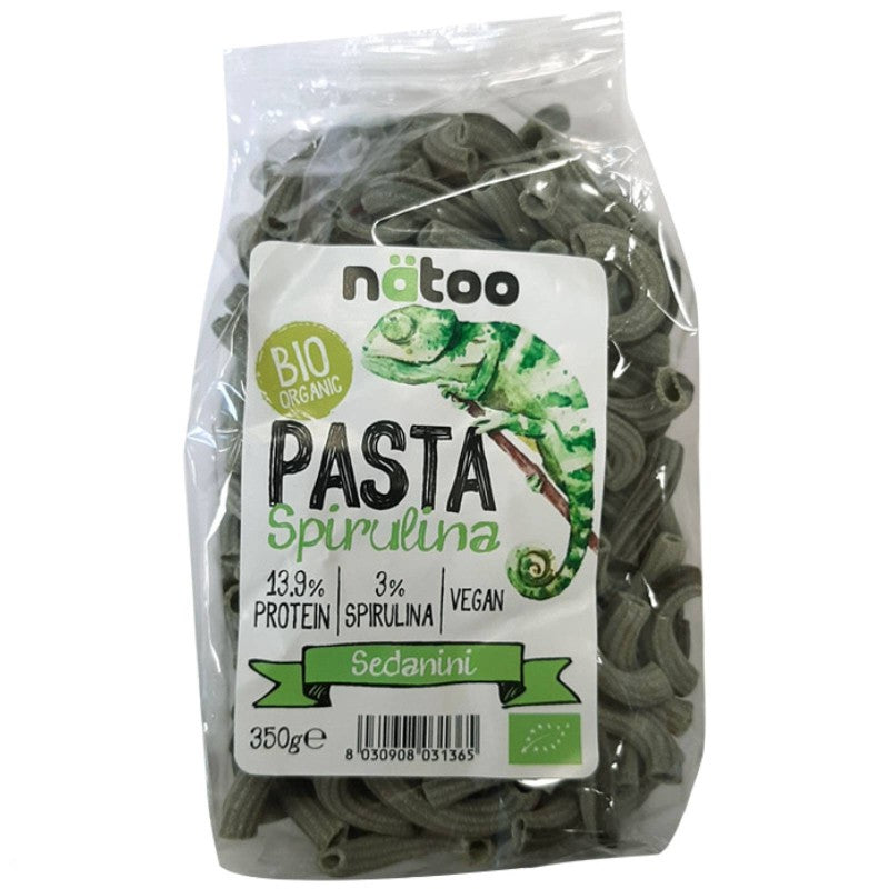 NATOO PASTA SPIRULINA - SEDANINI 350 GRAMMI