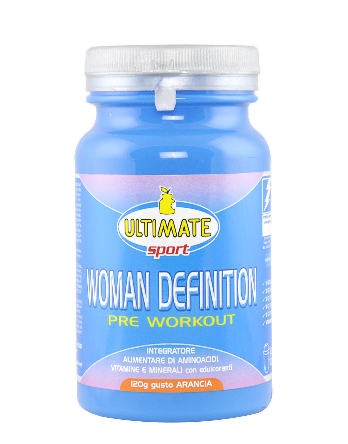 Ultimate Italia Woman Definition Pre Workout 120 Grammi Gusto Arancia